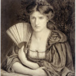 Marie Spartali self-portrait, 1871