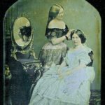 Jane Elizabeth Senior & her sister-in-law Minnie, ca. 1855