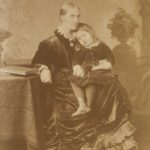 Julia Stephen  (née Jackson) & daughter Vanessa, early 1880s