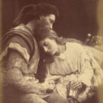 May Prinsep & Andrew Hichens in “The Parting of Sir Lancelot and Queen Guinevere”, 1874