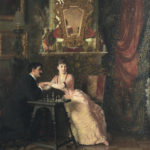 The Chess Game aka The Proposal, 1880s