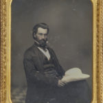 Bearded Hipster with hat, ca. 1850s