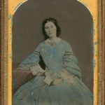 Lady in Blue, 1850s