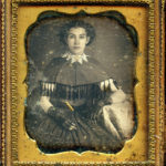 Lady in tassel trimmed Pelerine, ca. 1850s