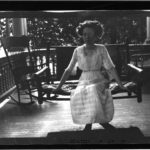 Marguerite on the swing, ca. 1910s