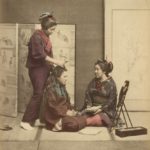 Japanese hairstyling, ca. 1880s