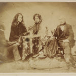 Calvert Richard Jones, Lady Brewster, Mrs Jones, Sir David Brewster and Miss Parnell (seated), ca. 1850s