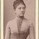 Hungarian Belle with Sissi coiffure, 1880s