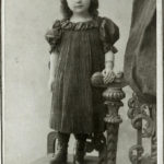 Araxie Papazian (née Injidgjin) as a child, 19th Century