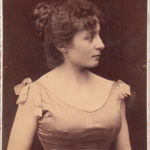 Lady with tiny waist, ca. 1890s