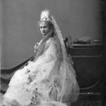 Miss Ritchie in fancy dress, 1876