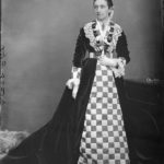 Mrs. Ritchie in fancy dress, 1876