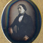 Man in dark glasses, 1840s