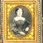 Lady with large collar, 1860