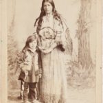 Ellie Irving (“Sioux Princess”) & son Bennie, ca. 1886