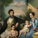 Pietro Stanislao Parisi with family, 1849
