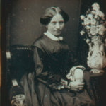 Lady with porcelain vase, 1851