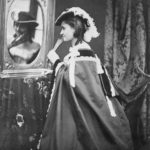 Lady at the mirror, ca. 1860