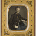 Young man in uniform, 1840s